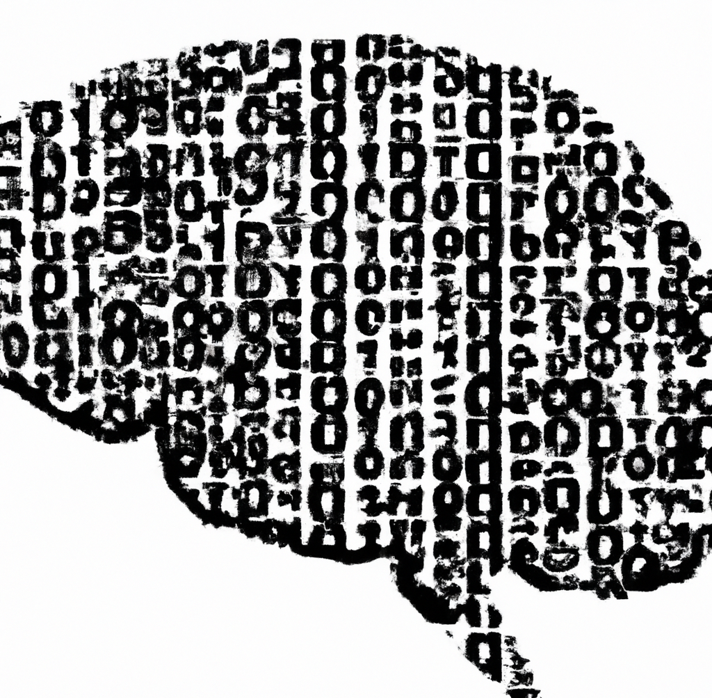 "The Binary Brain".  The human brain can symbolize the cognitive processes involved in logical reasoning and problem-solving.  Binary code, composed of 0s and 1s, symbolizes the foundational role of binary logic in computer science and digital technology. It represents the principles of Boolean logic.